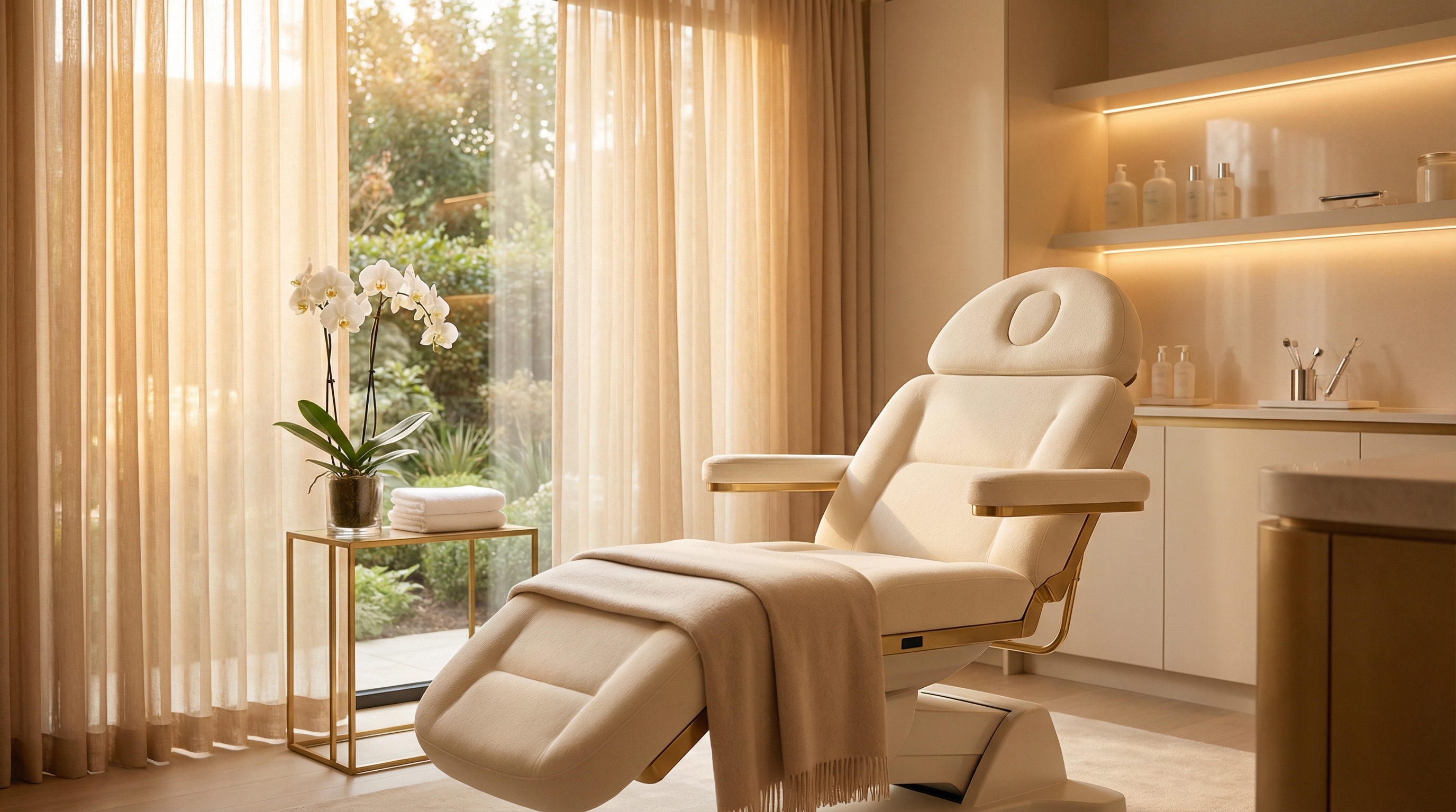 The Skin Cliniq aesthetic treatment room in Loveland, Ohio